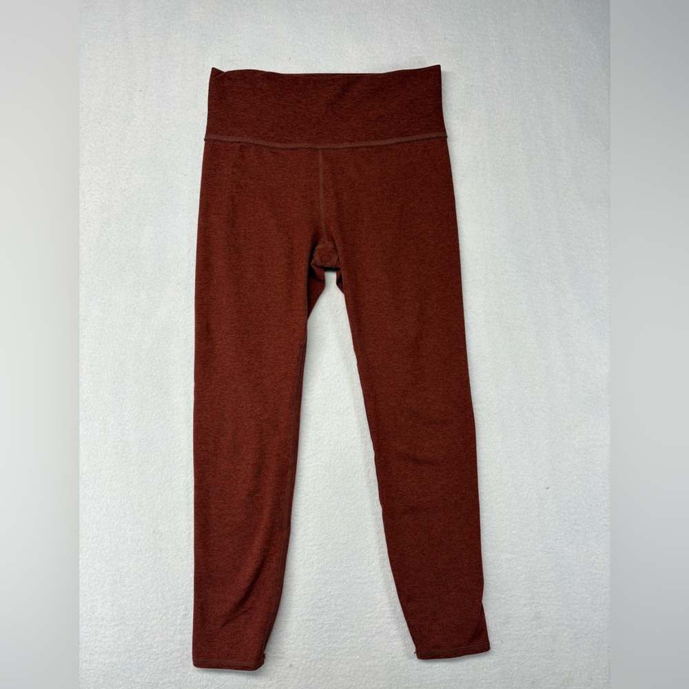 Vuori Clean Elevation Leggings Womens Small  Red Stretch Pull On High-Rise Yoga